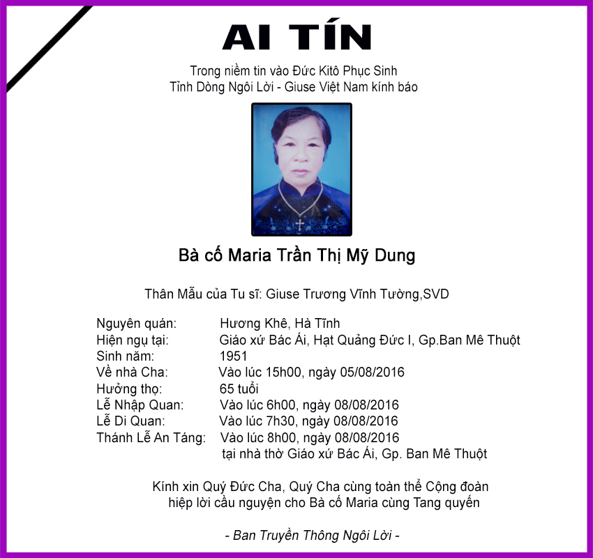 Ai Tin - Ba Co Maria (Thay Tuong SVD)