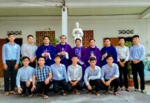 Các Tân Chức Dâng Lễ tại Cộng đoàn Đệ tử Ngôi Lời Nha Trang
