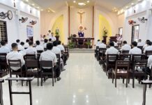CỘNG ĐOÀN NHÀ CHÍNH SVD TĨNH TÂM TUẦN THÁNH 2021