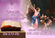 CHÚ GIẢI TIN MỪNG CHÚA NHẬT III Mùa Chay, Năm B (Ga 2,13-25)