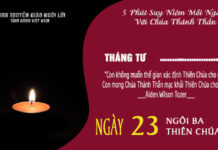 Ngày 23/4: NGÔI BA THIÊN CHÚA