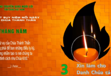 Ngày 3/5: XIN LÀM CHO DANH CHÚA ĐƯỢC CẢ SÁNG