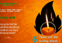 Ngày 6/5: THÊM SỨC ĐỂ TRƯỞNG THÀNH