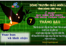 Ngày 07/06 – TRAO BAN VÀ LÃNH NHẬN