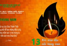 Ngày 13/5: XIN XOA DỊU NỖI LÒNG CON
