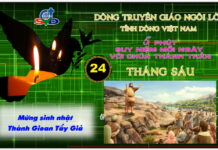 Ngày 24/6 – MỪNG SINH NHẬT THÁNH GIOAN TẨY GIẢ