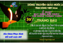 Ngày 30/06 – XIN CHÚA PHỤC SINH ĐỔI MỚI CUỘC ĐỜI