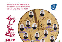 Tâm tình các Tập Sinh SVD trước ngày Tiên Khấn 2021