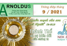 Arnoldus Nota Tháng 9/2021: Thánh Thể và sự biến đổi của chúng ta