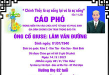 AI TÍN: Ông Cố Giuse Lâm Văn Đường (Thân phụ Lm. Giuse Lâm Văn Việt và Lm. Giuse Lâm Sơn Tòng)
