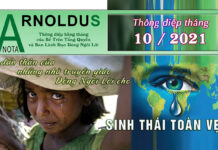 SINH THÁI TOÀN VẸN | Arnoldus Nota 10/2021 (tiếng Việt)