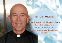 Cha Tim Norton, SVD: Tân Giám mục Phụ tá Tổng Gp. Brisbane, Úc