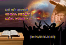 Chú Giải Tin Mừng Chúa Nhật I Mùa Vọng – năm C (Lc 21,25-28.34-36)