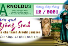 Món quà Giáng Sinh của Cha Thánh Arnold Janssen, Đấng sáng lập Dòng Ngôi Lời