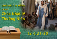 Chú Giải Tin Mừng Chúa Nhật IV Thường Niên – Năm C (Lc 4,21-30)