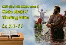 Chú giải Tin Mừng Chúa Nhật V Thường Niên, năm C (Lc 5,1-11)