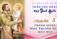 NGÀY THỨ 5: THÁNH GIUSE – NHÀ TRUYỀN GIÁO MẪU MỰC * TUẦN CỬU NHẬT KÍNH THÁNH GIUSE