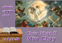 Chú Giải Tin Mừng Chúa Nhật II Mùa Chay, Năm C (Lc 9,28-36)