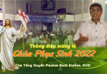 Thông điệp Phục Sinh 2022 của Cha Tổng Quyền Dòng Ngôi Lời