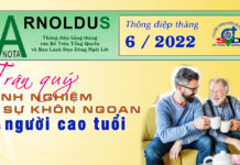 Trân quý kinh nghiệm và sự khôn ngoan của người cao tuổi (trong Arnoldus Nota tháng 6/2022)