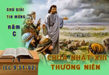 Chú Giải Tin Mừng Chúa Nhật XIII Thường Niên, năm C (Lc 9,51-62)