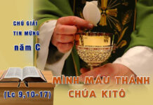 Chú Giải Tin Mừng Lễ Mình Máu Thánh Chúa Kitô, năm C (Lc 9,10-17)