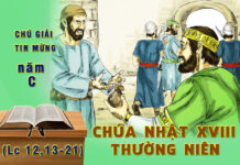 Chú giải Tin Mừng Chúa Nhật XVIII Thường Niên, năm C (Lc 12,13-21)