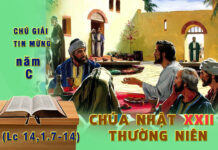Chú giải Tin Mừng Chúa Nhật XXII Thường Niên, Năm C (Lc 14,1.7-14)