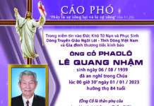 AI TÍN: Ông cố Phaolô Lê Quang Nhậm (thân phụ của Lm. Martinô Lê Quang Tuấn, SVD)
