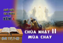 Chú giải Tin Mừng Chúa Nhật II Mùa Chay, Năm A (Mt 17,1-9)