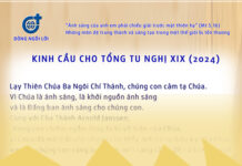 Kinh cầu cho Tổng Tu Nghị thứ 19 của Dòng Ngôi Lời