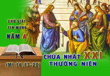 Chú giải Tin Mừng Chúa Nhật XXI Thường Niên, Năm A (Mt 16,13-20)