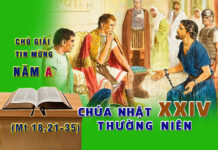 Chú Giải Tin Mừng Chúa Nhật XXIV Thường Niên, Năm A (Mt 18,21-35)