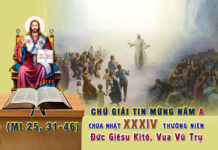 Chú giải Tin Mừng Chúa Nhật XXXIV Thường Niên, Năm A (Mt 25, 31-46)