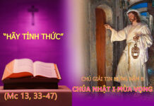 Chú Giải Tin Mừng Chúa Nhật I Mùa Vọng, Năm B (Mc 13,33-37)