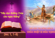 Chú Giải Tin Mừng Chúa Nhật II Mùa Vọng, Năm B (Mc 1,1-8)