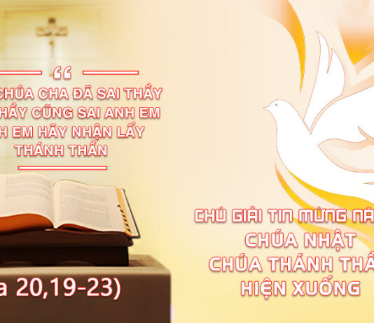 Chú Giải Tin Mừng Lễ Chúa Thánh Thần Hiện Xuống (Ga 20,19-23)