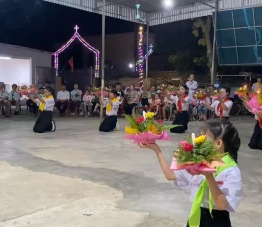 Giáo điểm Quế Phong bế mạc Tháng Hoa 2024