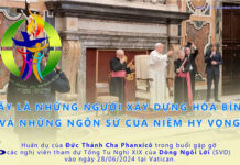 Huấn dụ của Đức Thánh Cha Phanxicô trong buổi gặp gỡ các nghị viên tham dự Tổng Tu Nghị XIX của Dòng Ngôi Lời vào ngày 28/06/2024 tại Vatican