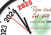 TÂM TÌNH TẠ ƠN CUỐI NĂM 2024