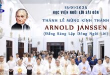 MỪNG KÍNH THÁNH ARNOLD JANSSEN TẠI HỌC VIỆN NGÔI LỜI SÀI GÒN