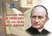 CÁC ĐOẠN KINH THÁNH QUAN TRỌNG NHẤT ĐỐI VỚI CHA THÁNH ARNOLD JANSSEN