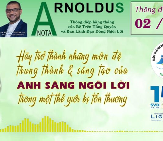 Hãy trở thành những môn đệ trung thành và sáng tạo của Ánh Sáng Ngôi Lời trong một thế giới bị tổn thương