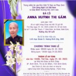 RIP Anna Huynh Thi Gam