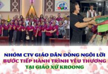 Nhóm CTV Giáo dân Dòng Ngôi Lời bước tiếp hành trình yêu thương