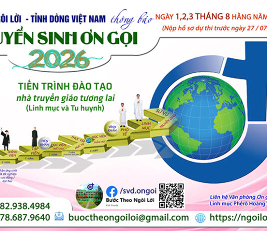 DÒNG NGÔI LỜI (SVD) THÔNG TIN TUYỂN SINH