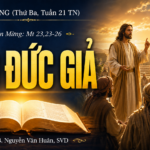 LỜI SỐNG (Thứ Ba, Tuần 21 TN)
