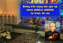 Những biểu tượng bên ngôi mộ thánh ARNOLD JANSSEN tại Steyl, Hà Lan