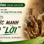 LỜI SỐNG (Thứ Ba, Tuần 22 TN)