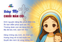 Dâng Mẹ chuỗi Mân Côi